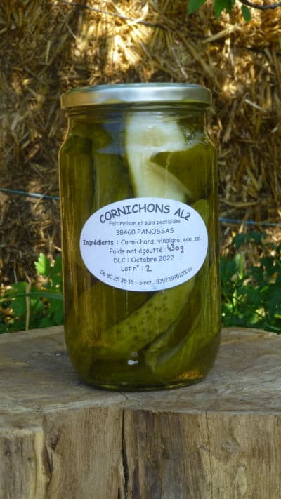 Cornichons fermier GROS 430g