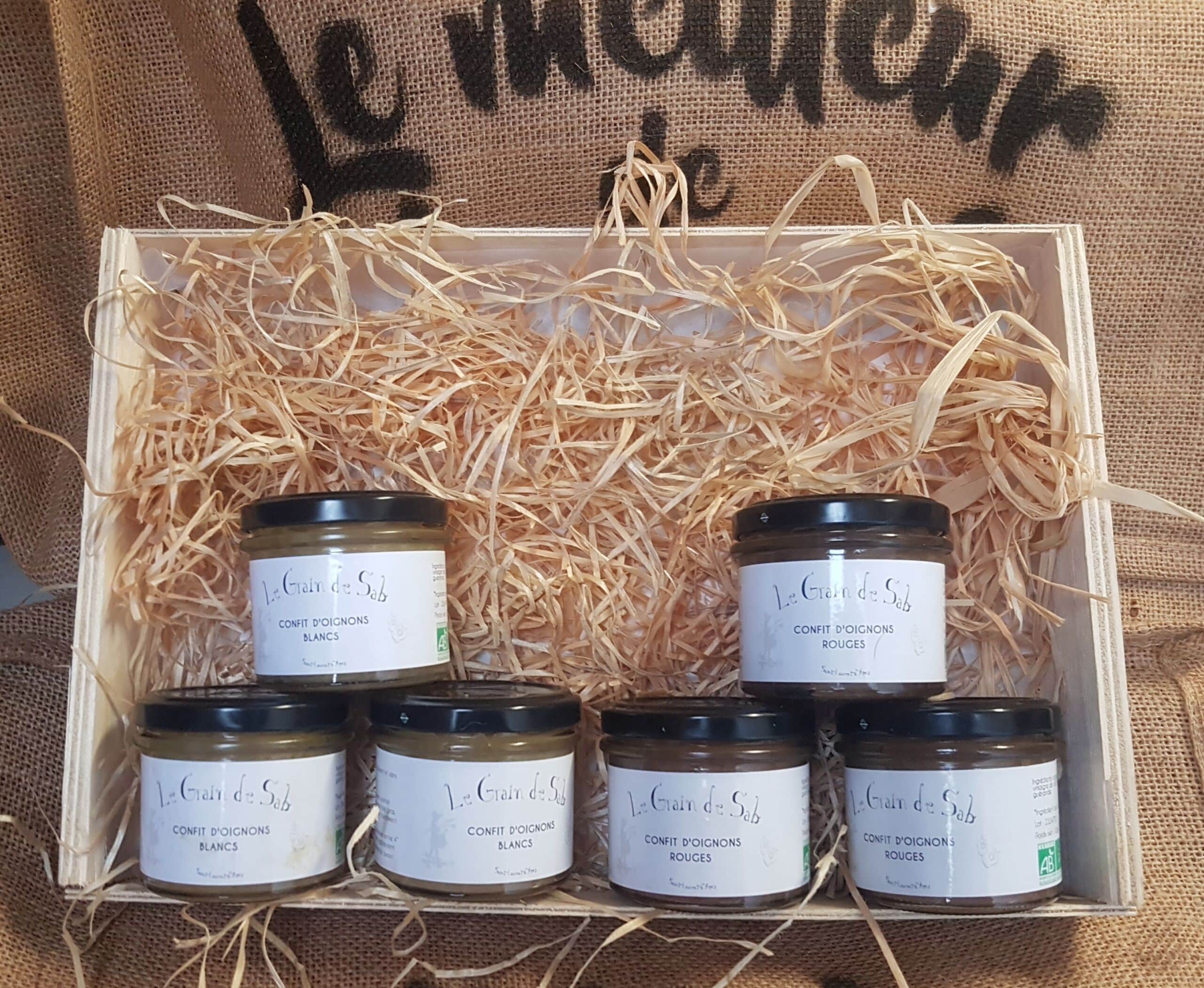 Confit d'oignons ROUGES ou BLANCS BIO