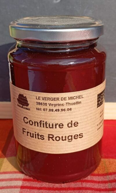 Confiture de fruits rouges BIO