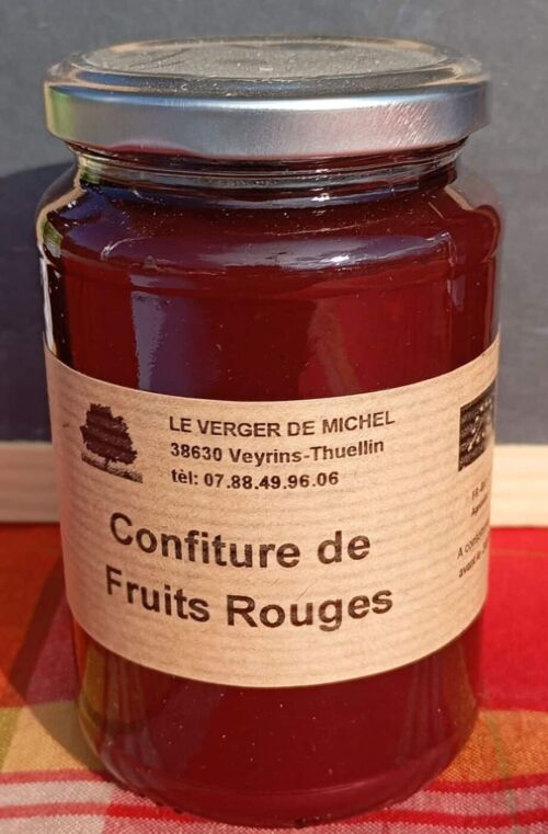Confiture de fruits rouges BIO