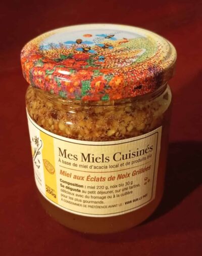Les miels cuisinés : aux éclats de noix grillées