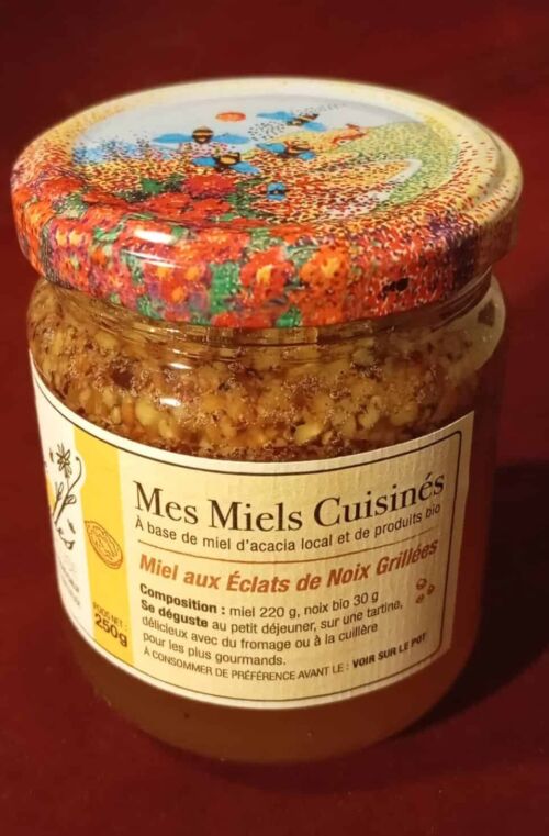 Les miels cuisinés : aux éclats de noix grillées