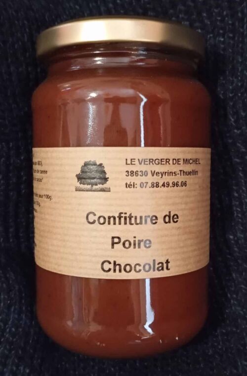 Confiture Poire-Chocolat BIO