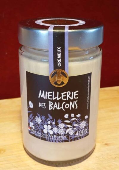 Miel crémeux BIO - miellerie des balcons - 400 gr.