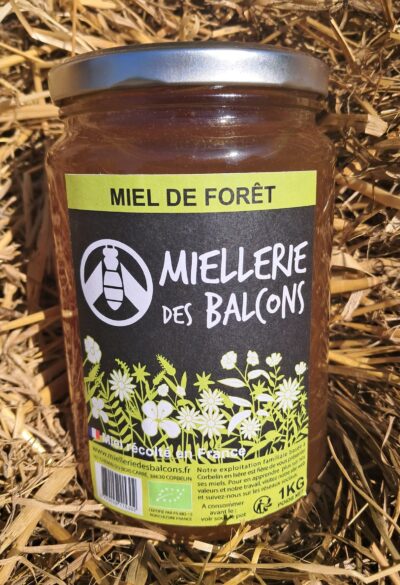 Miel de forêt BIO - miellerie des balcons - 1 kg