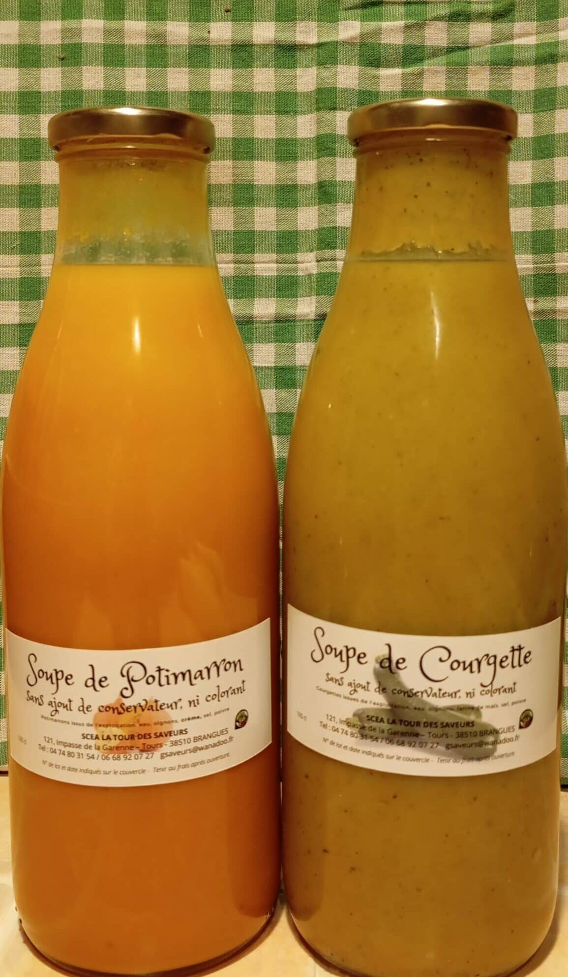 Soupe potimarron / courgette